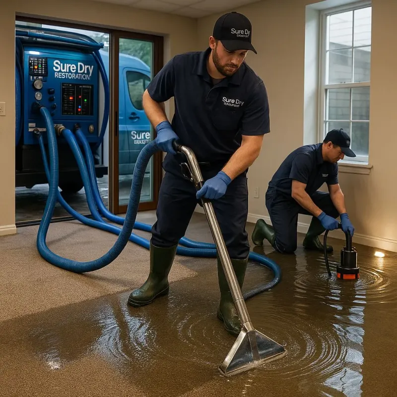 Water Extraction and Removal process in Shelter Island Heights, NY